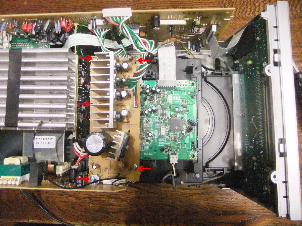 ONKYO FR-N9NX CD光ピックアップ交換メモ: 禿げオヤジ